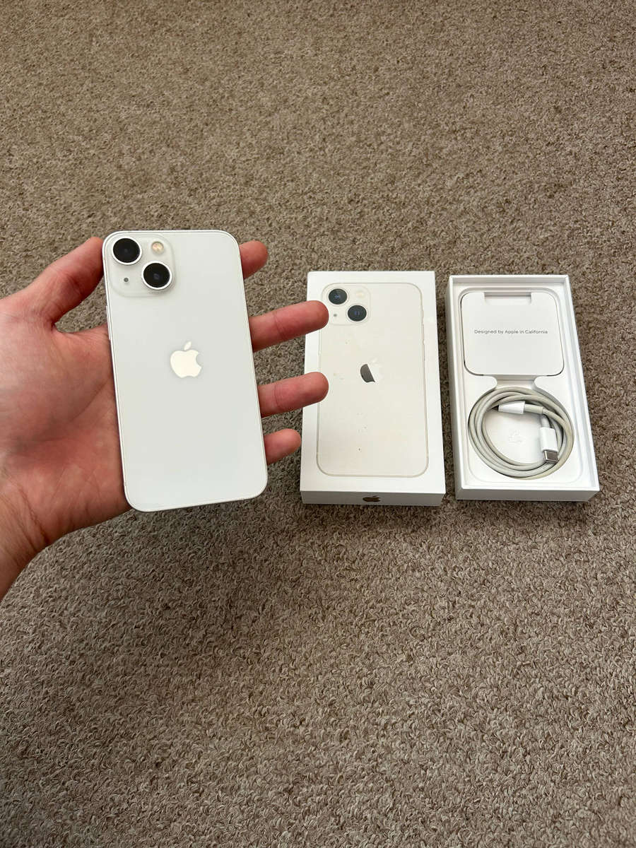 iPhone 13 mini 128gb Dual SIM with box and cable