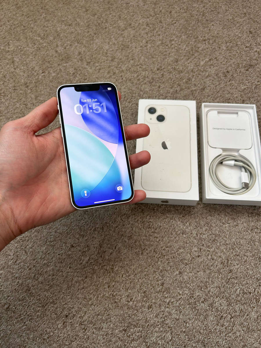 iPhone 13 mini 128gb Dual SIM with box and cable