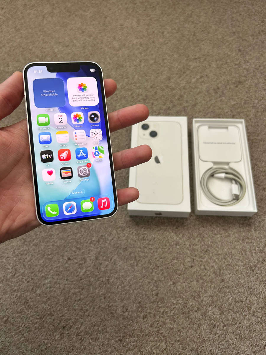 iPhone 13 mini 128gb Dual SIM with box and cable