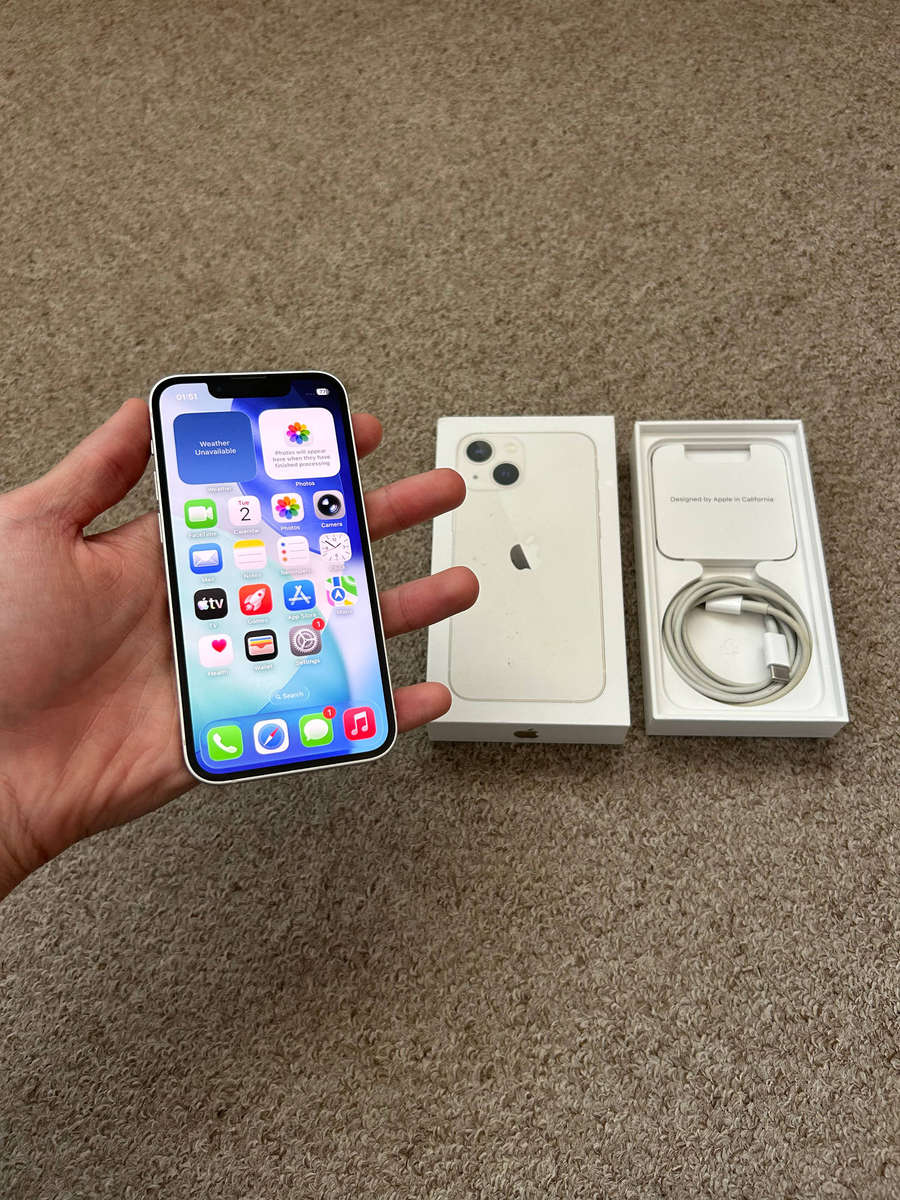 iPhone 13 mini 128gb Dual SIM with box and cable