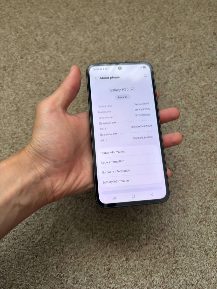 Samsung A35 5G Dual SIM 128gb 6gb ram Excellent condition