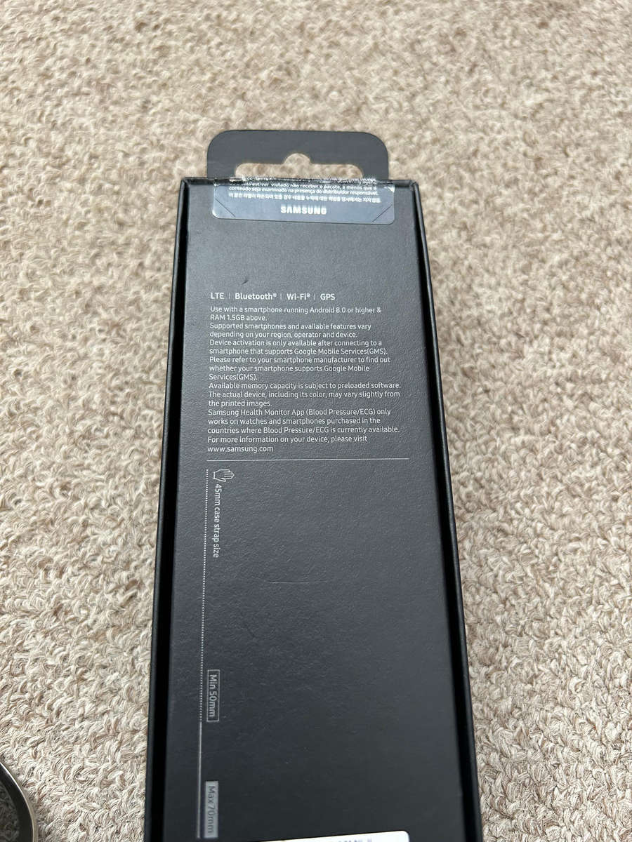 Samsung Galaxy Watch 5 Pro LTE 45mm Titanium Gray with box and charger