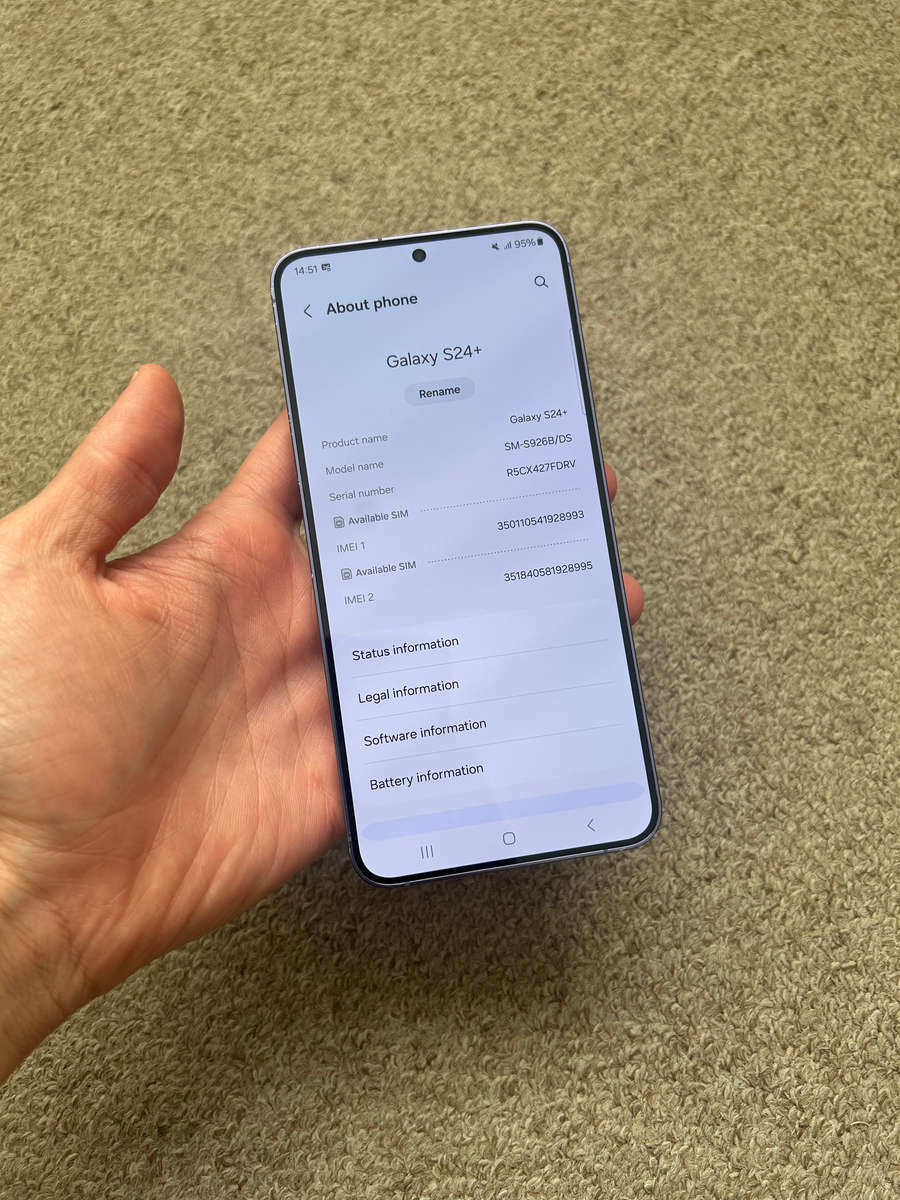 Samsung S24 Plus 5G 256gb Dual sim 12gb ram