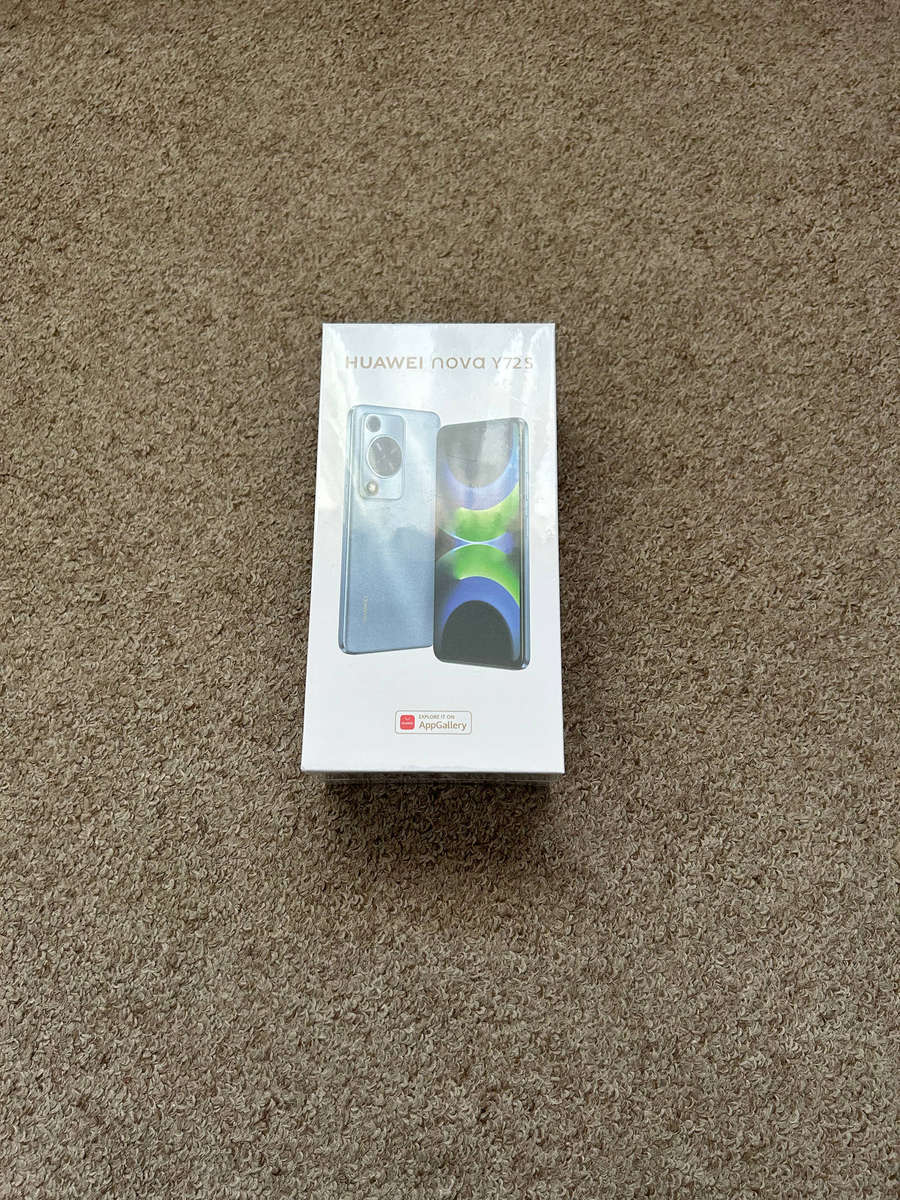 Huawei Nova Y72s 8GB+128GB Dual Sim |6000mAh Super Battery Smartphone- Blue BRAND NEW SEALED