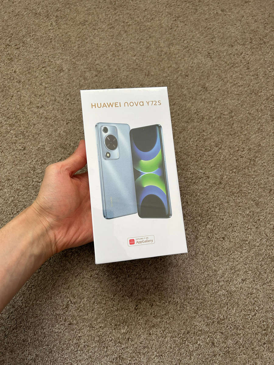 Huawei Nova Y72s 8GB+128GB Dual Sim |6000mAh Super Battery Smartphone- Blue BRAND NEW SEALED