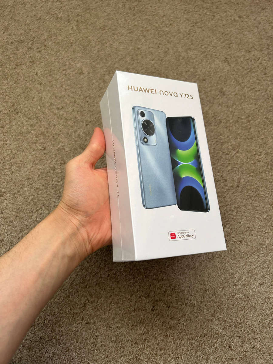 Huawei Nova Y72s 8GB+128GB Dual Sim |6000mAh Super Battery Smartphone- Blue BRAND NEW SEALED