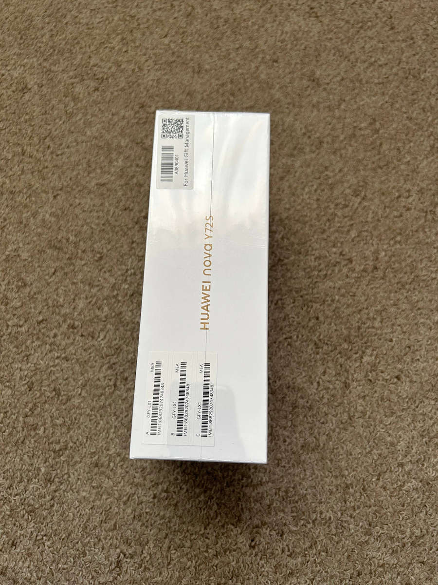 Huawei Nova Y72s 8GB+128GB Dual Sim |6000mAh Super Battery Smartphone- Blue BRAND NEW SEALED