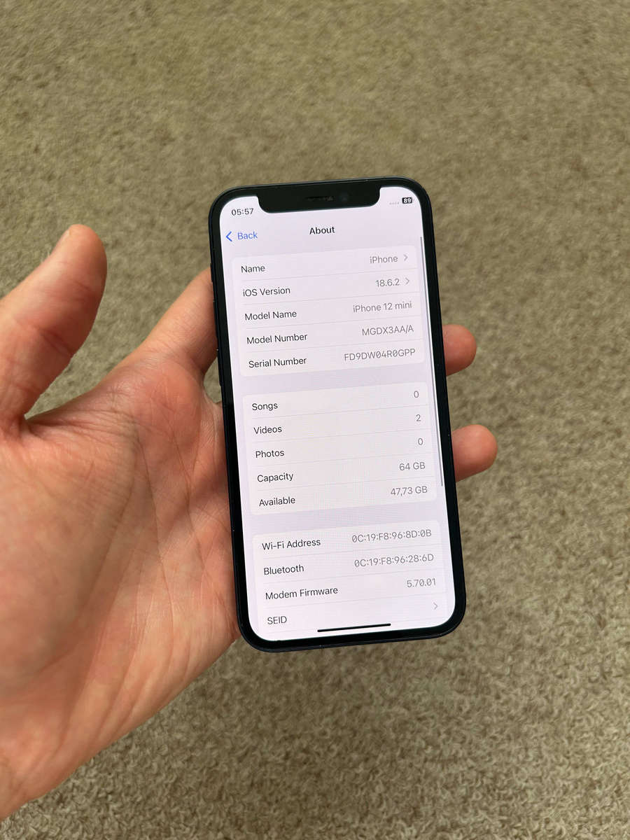 Iphone 12 Mini 64gb Dual sim