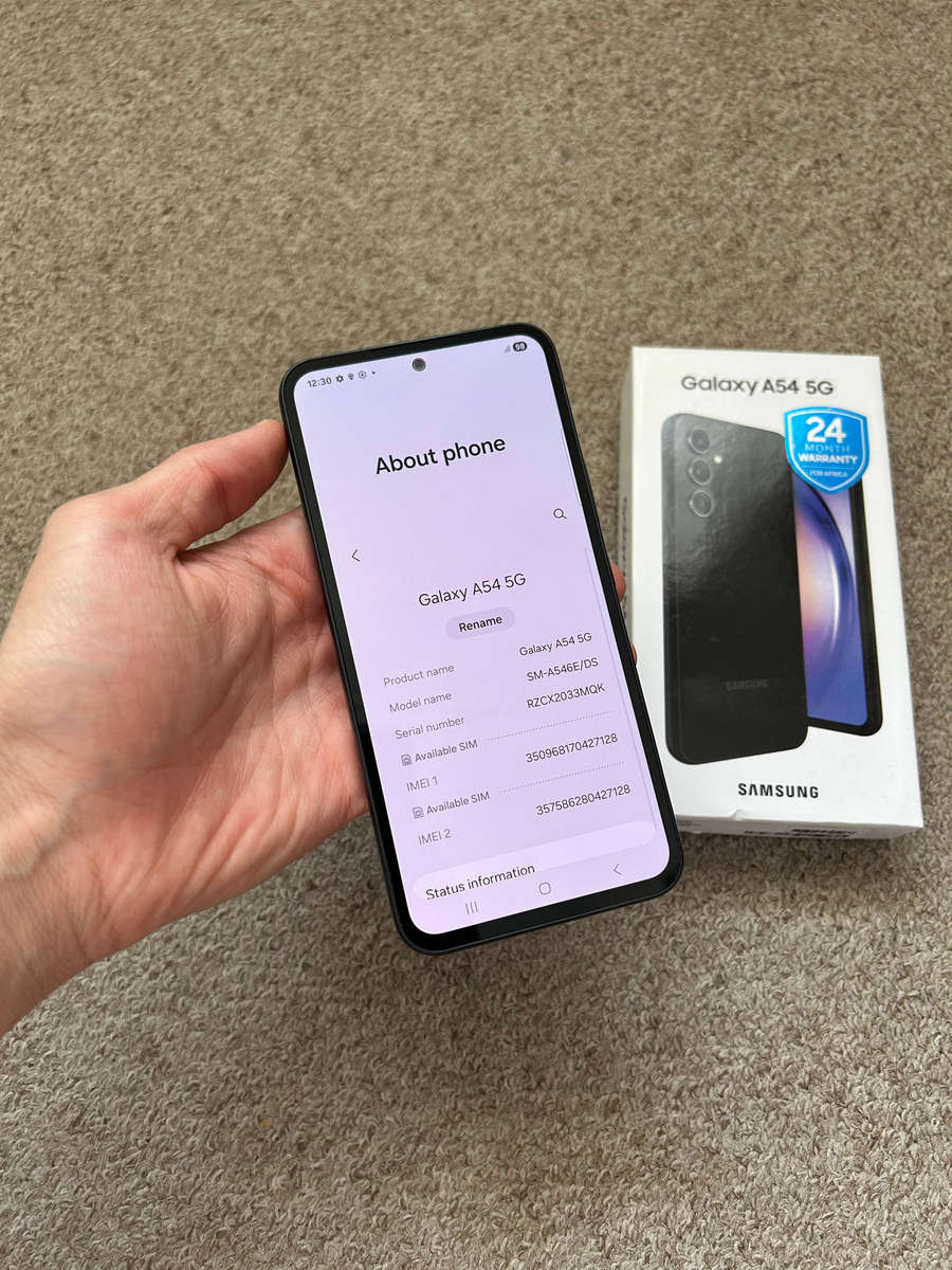 Samsung A54 5G 256gb 8gb ram Dual Sim good condition with box
