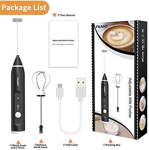 USB SPEED ADJUSTABLE MILK FROTHER