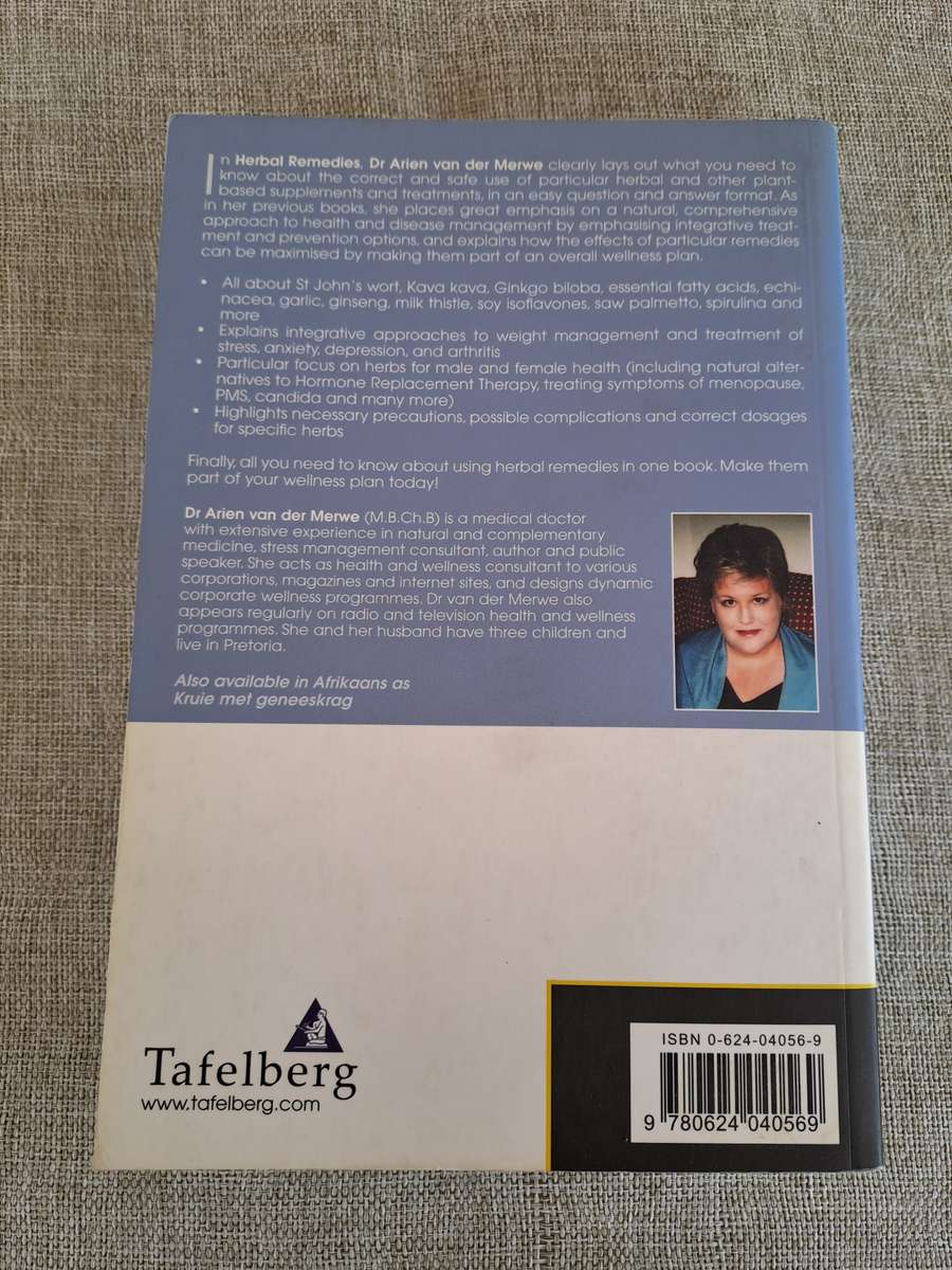 Herbal Remedies: Choose wellness - Dr. Arien van der Merwe