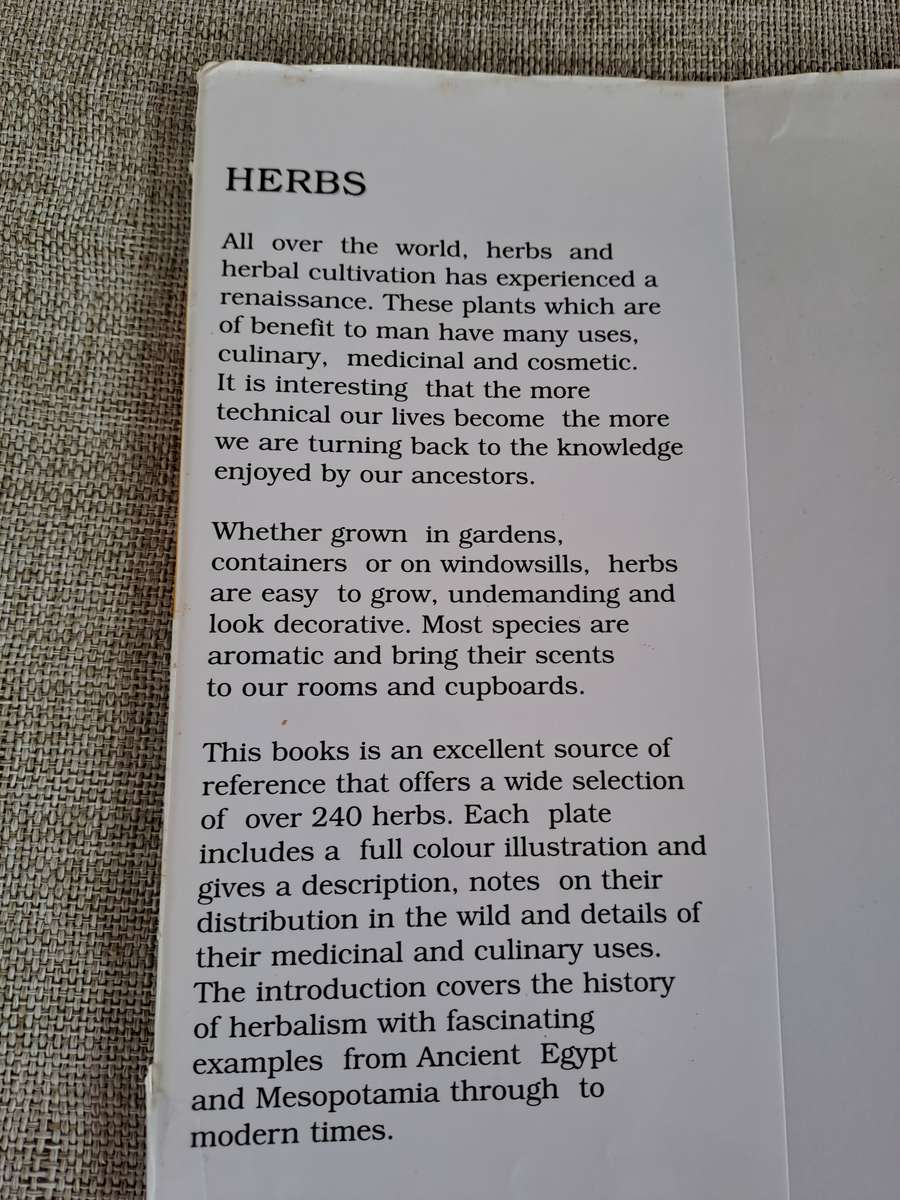 The Illustrated Book of Herbs - Jan Volak & Jiri Stodola. Illustrated by Frantisek Severa