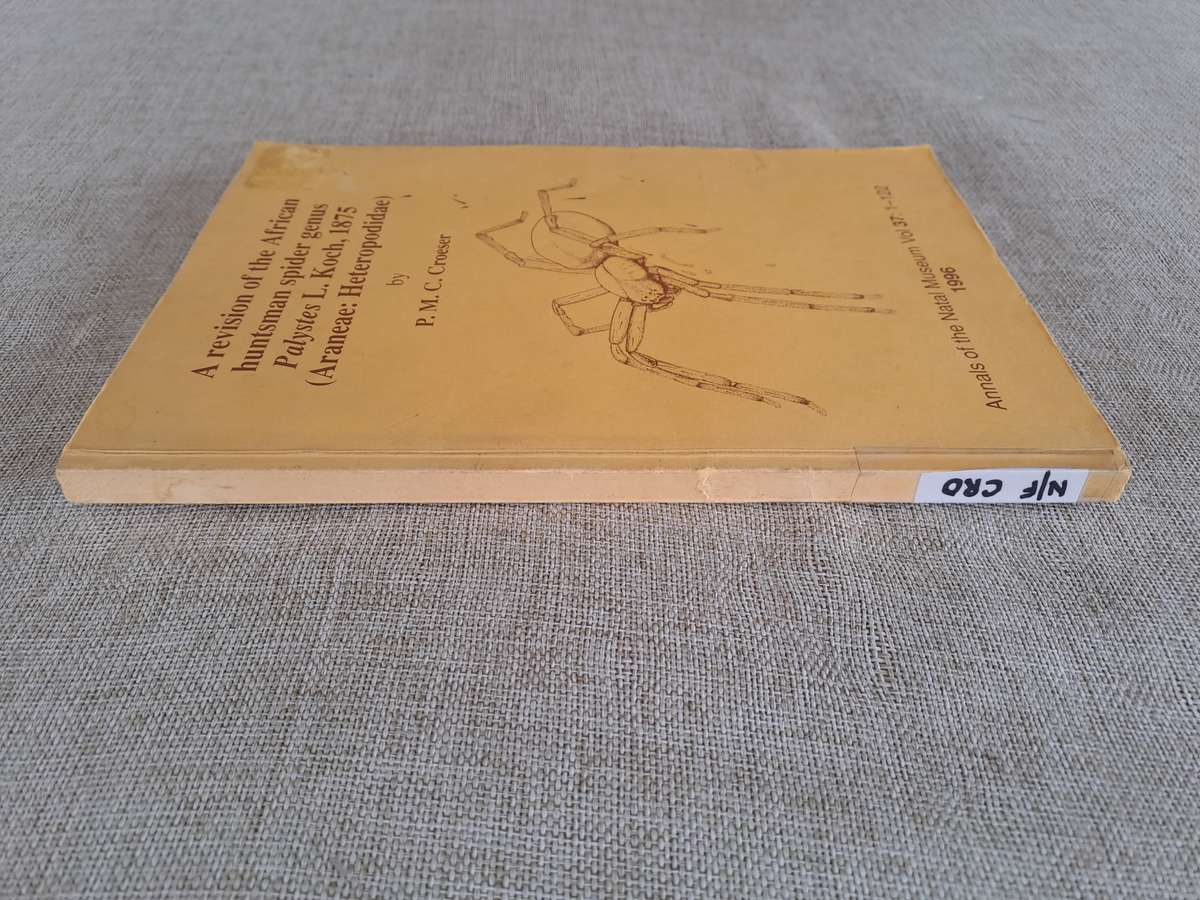 A revision of the African huntsman spider genus Palystes L. Koch, 1875 (Araneae: Heteropodidae)