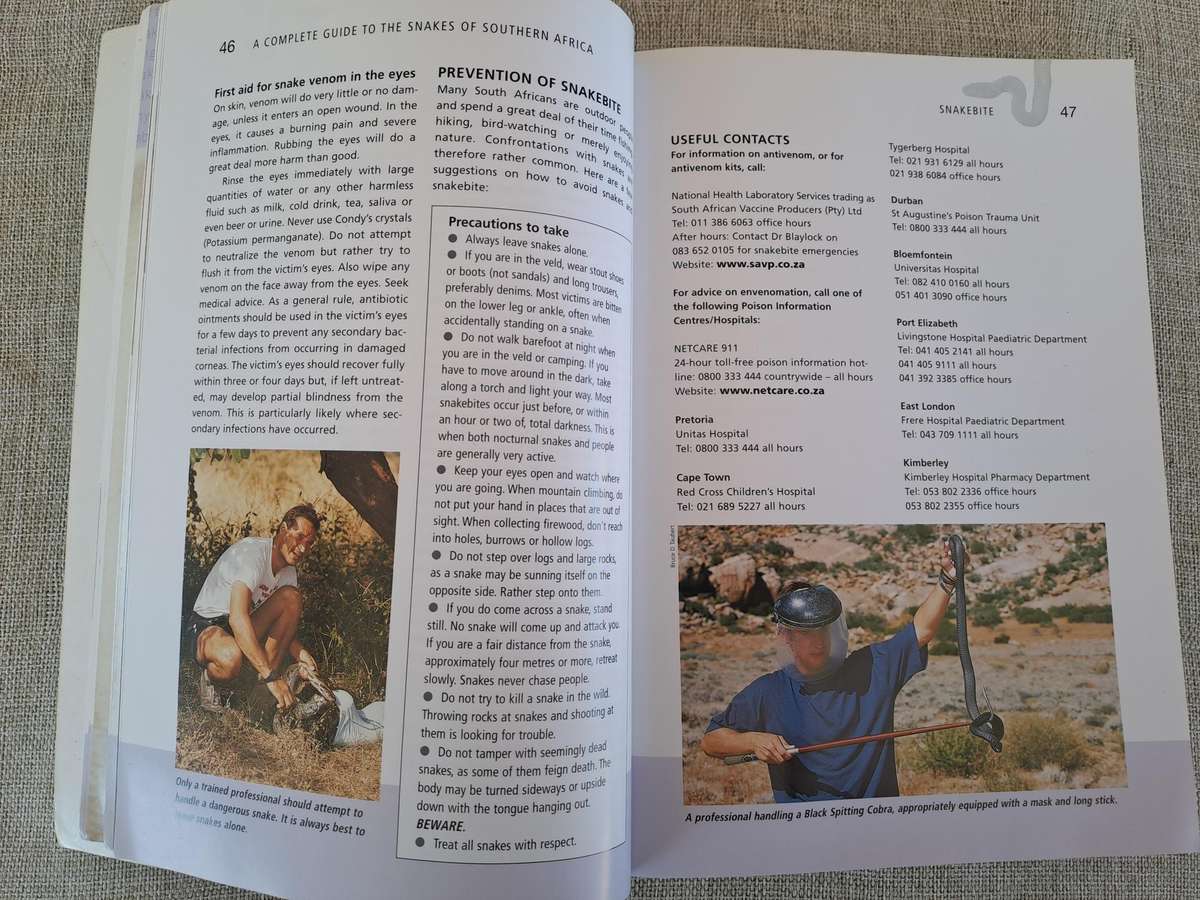 A Complete Guide to the Snakes of Southern Africa 2nd Edition - Johan Marais