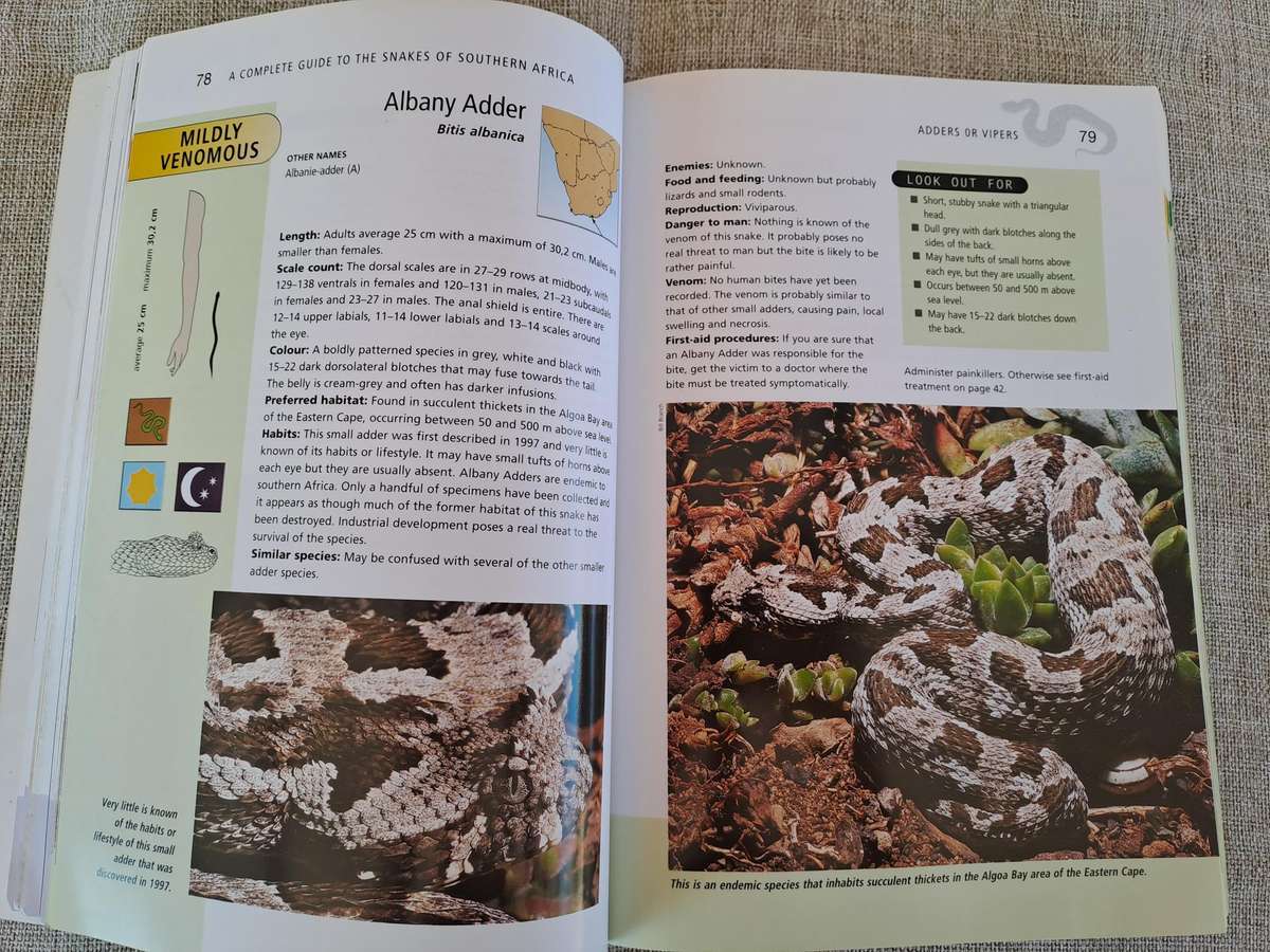 A Complete Guide to the Snakes of Southern Africa 2nd Edition - Johan Marais