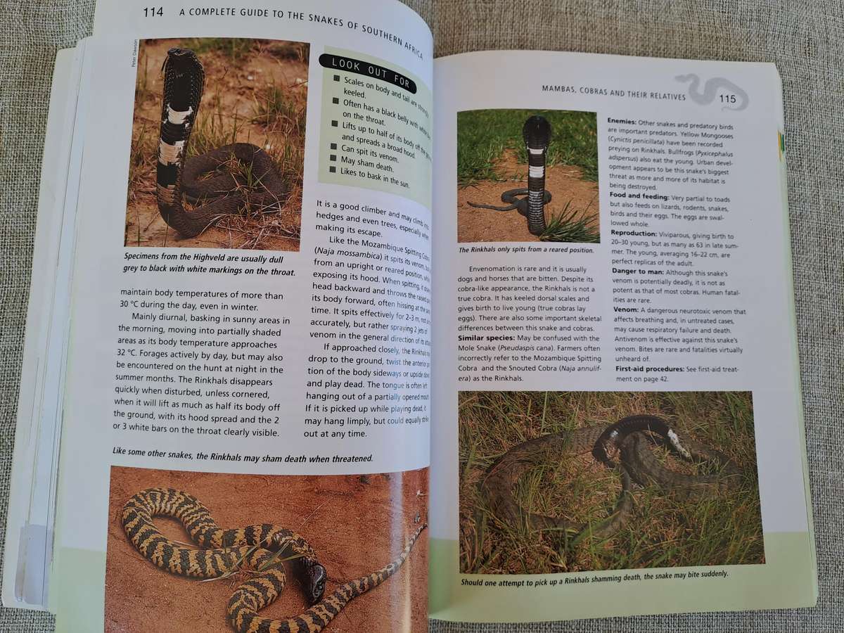 A Complete Guide to the Snakes of Southern Africa 2nd Edition - Johan Marais