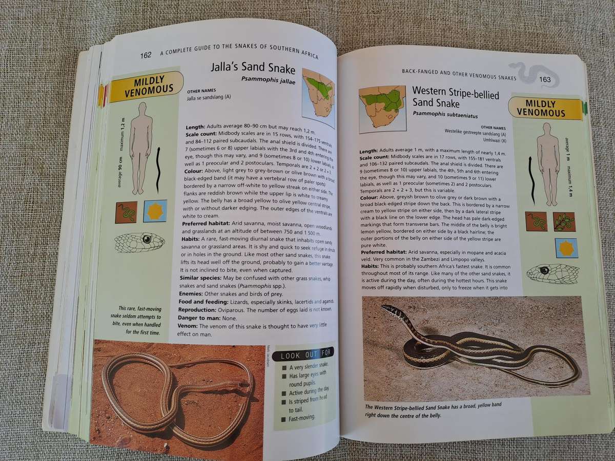 A Complete Guide to the Snakes of Southern Africa 2nd Edition - Johan Marais