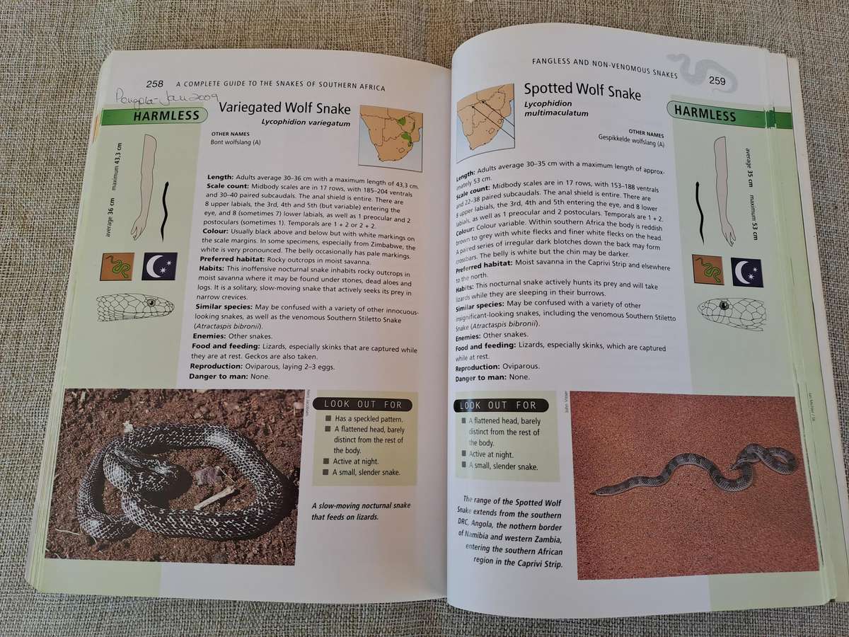A Complete Guide to the Snakes of Southern Africa 2nd Edition - Johan Marais