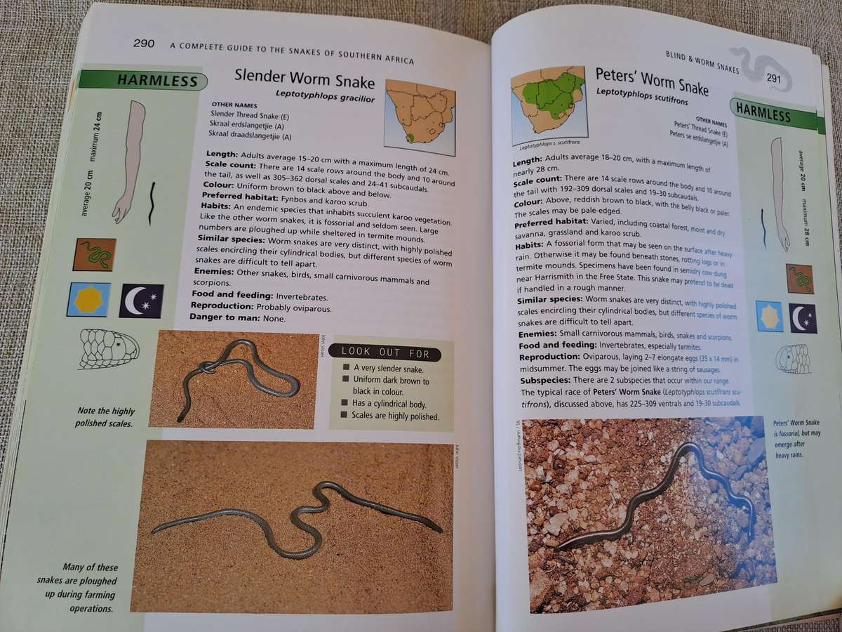 A Complete Guide to the Snakes of Southern Africa 2nd Edition - Johan Marais