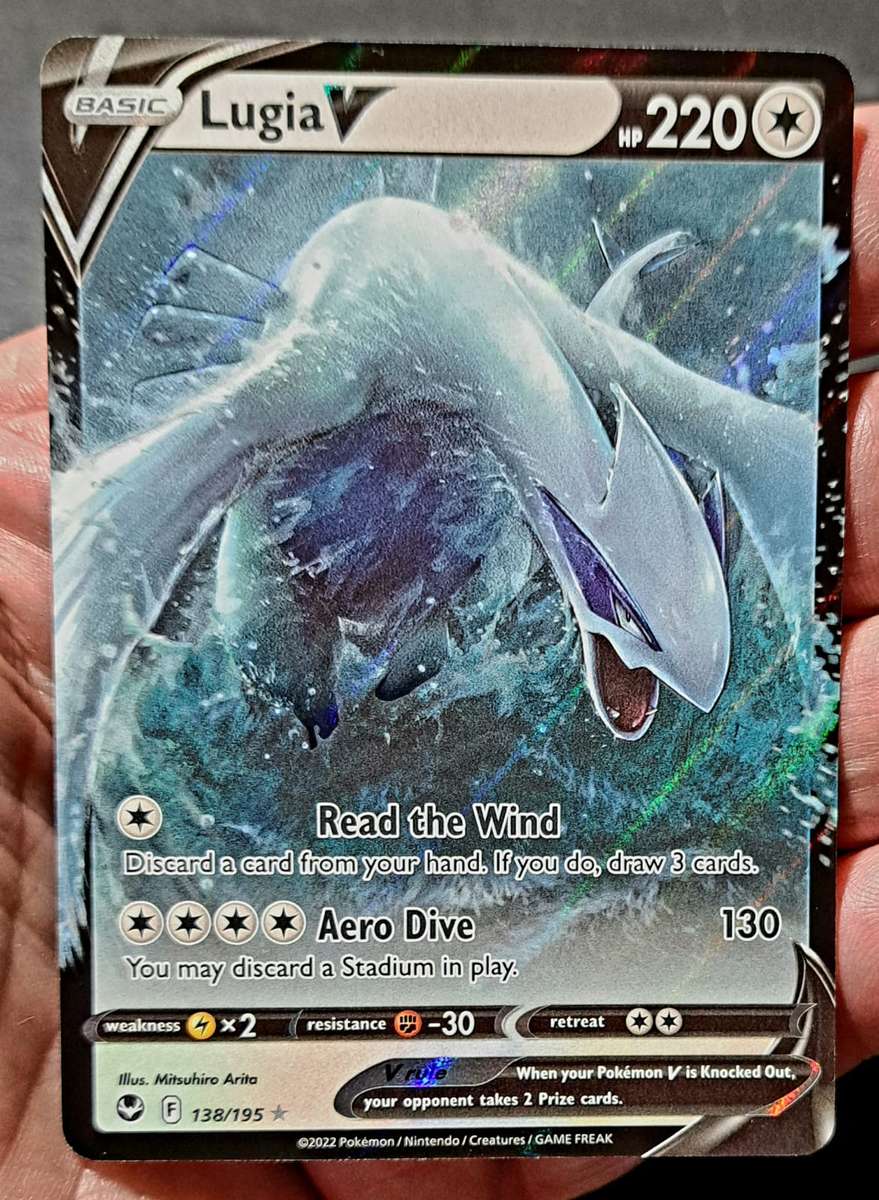 Pokemon Trading Cards - Lugia V (138/195) - Silver Tempest - NM