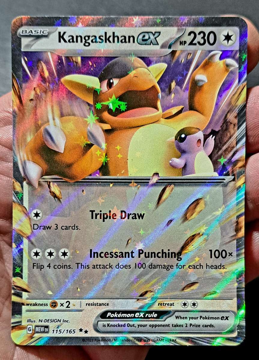 Pokemon Trading Cards - Kangaskhan ex (115/165) [Scarlet & Violet: 151] - NM