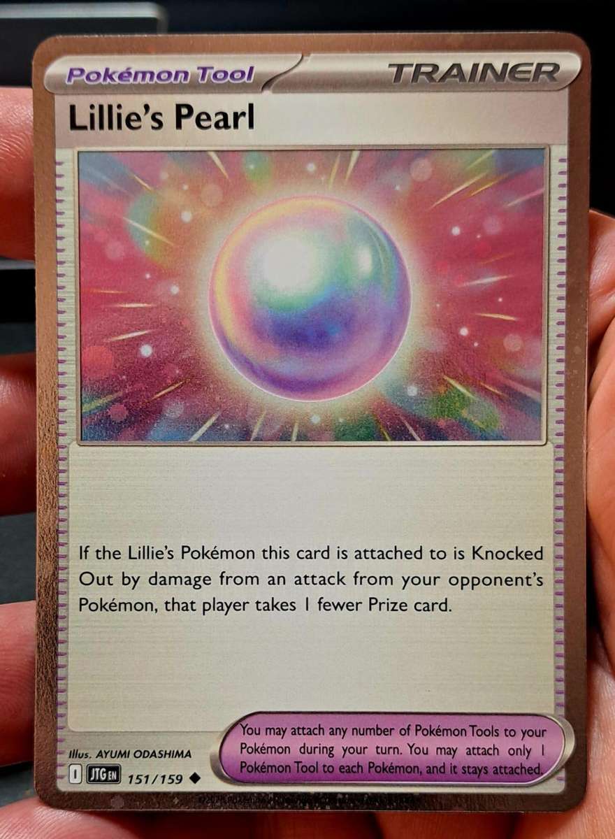 Pokemon Trading Cards - Lillie's Pearl - 151/159 -  Holo - From Promo Pack - Journey Together - NM