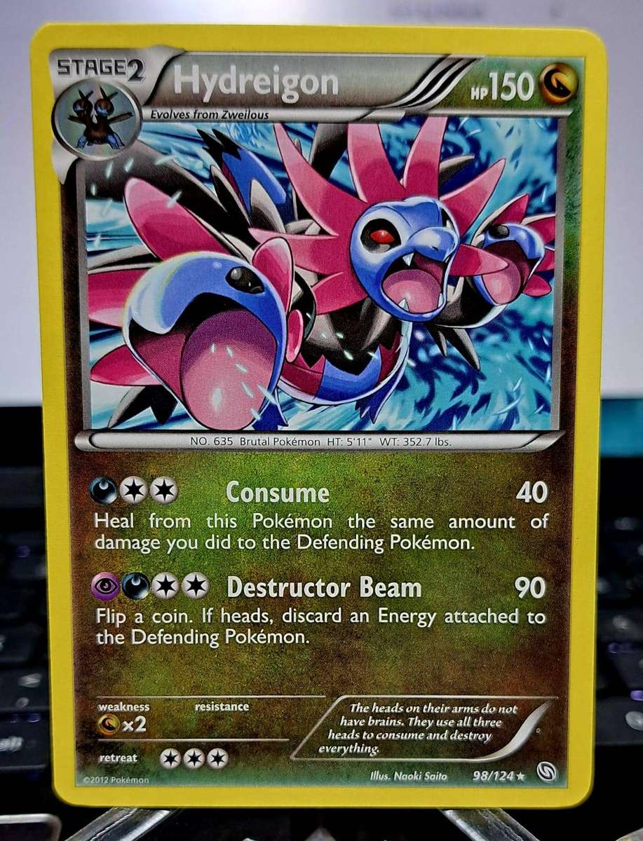 Pokemon Trading Cards - Hydreigon 98/124 -Dragons Exalted  - NM