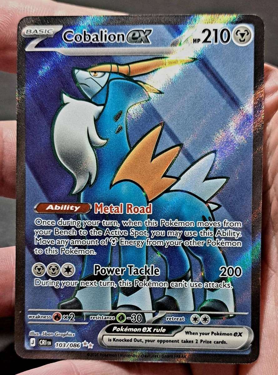 Pokemon Cards - Cobalion EX 103/086 - Chaos Rising - Singles NM