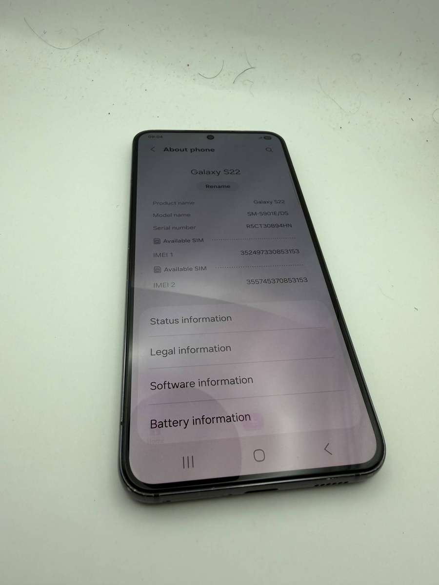 Samsung S22 256GB - Black
