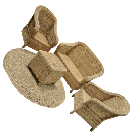 Malawi Cane Rug (2.5m X 2.5m)