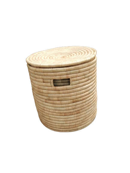 Malawi Cane Laundry Basket (Medium)