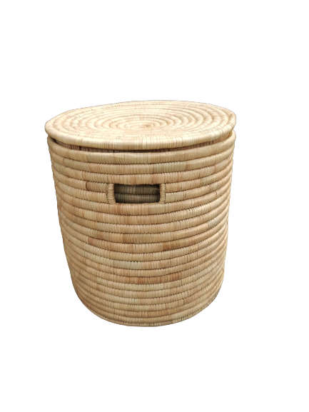 Malawi Cane Laundry Basket (Medium)