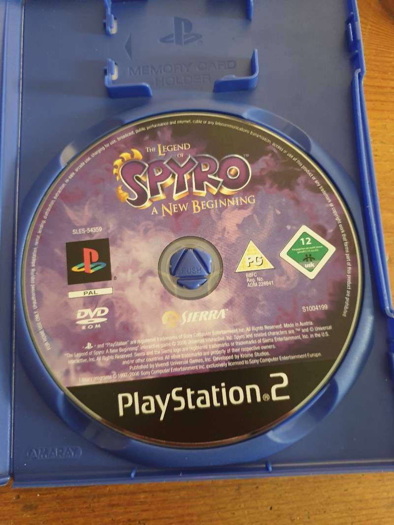 The Legend of Spiro PS2 Game