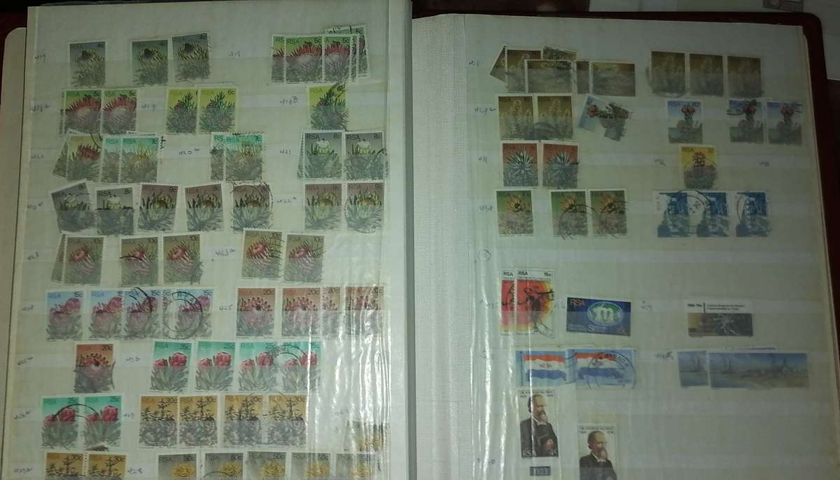 Nice thick Album South African Stamps - not al shown