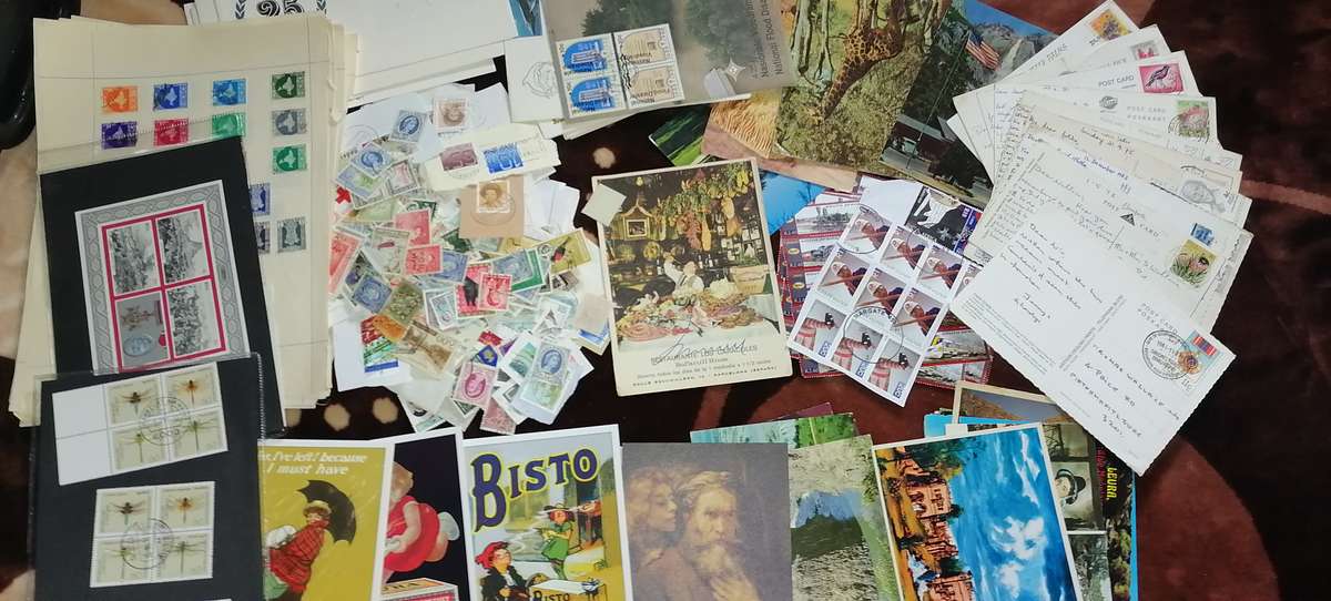 LARGE STAMPS COLLECTION, LOTS OF STAMPS, STAMPS ON ALBUM PAGES, MANY COVERS, SHEETS, FDC ECT