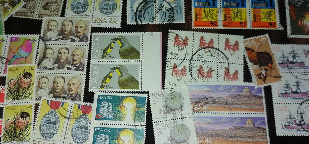 RSA stamps - Nice selection, some mint stamps noted