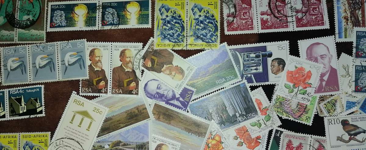 RSA stamps - Nice selection, some mint stamps noted