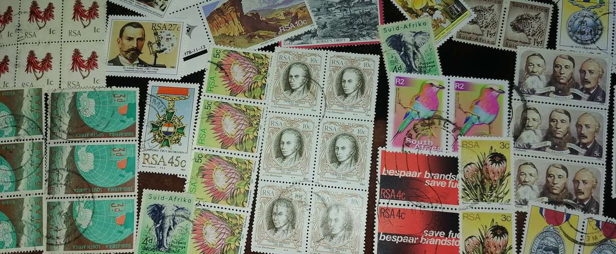 RSA stamps - Nice selection, some mint stamps noted