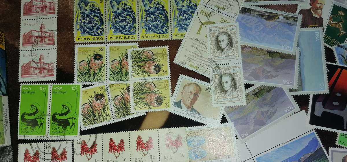 RSA stamps - Nice selection, some mint stamps noted