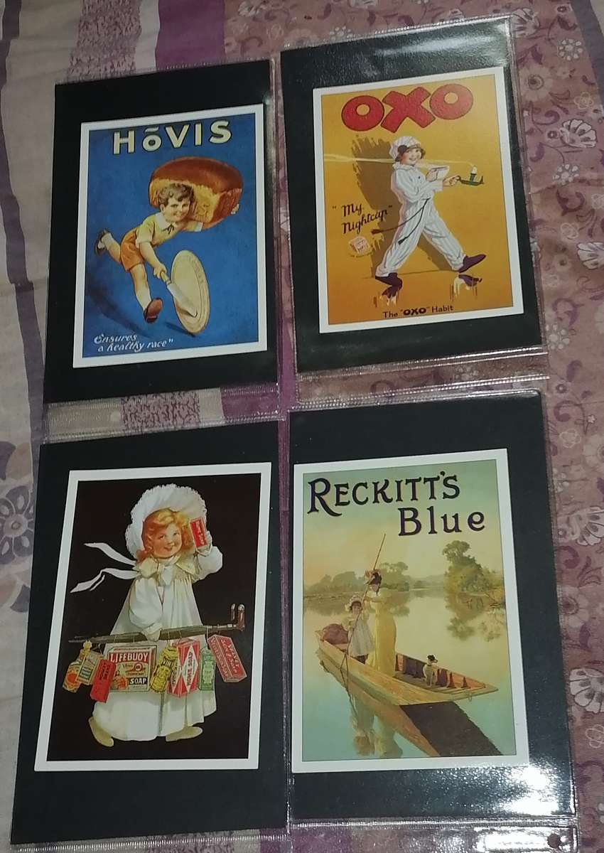 8 Unused Vintage Postcards