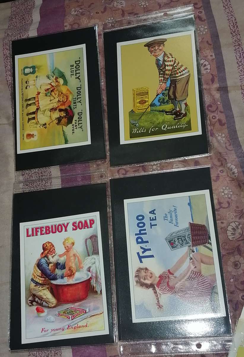 8 Unused Vintage Postcards