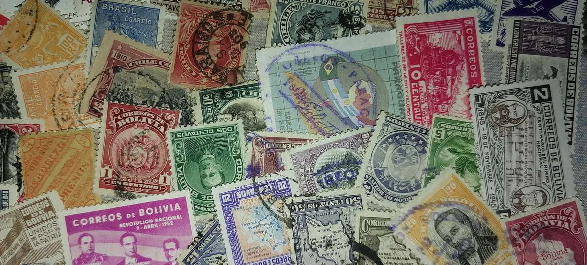 200 x South America Countries Stamps