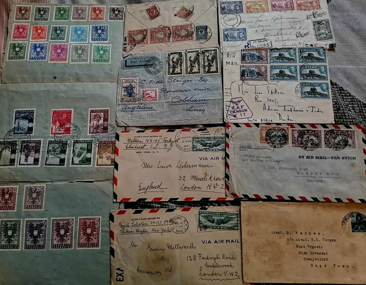 WW2 PERIOD/CENSORED/EXAMINED + PASSED ARMY CAMP ENVELOPES FROM AROUND THE WORLD