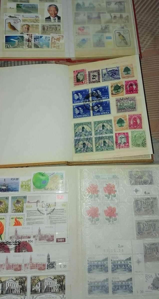 3 x ALBUMS - UNION AND REPUBLIC STAMPS - VERY GOOD CONDITION
