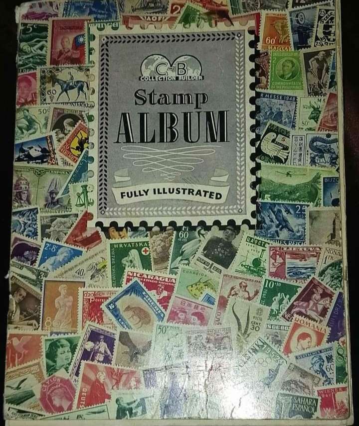 OLDER WORLD STAMPS  IN AMBUM , 100's of Stamps 1800's to early 1900's