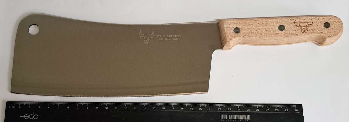 CLEAVER KNIVES SET OF 3 **NEW**