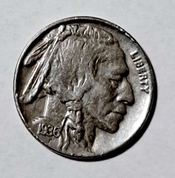 USA FIVE CENT 1936 LIBERTY