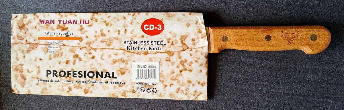 CLEAVER KNIVES SET OF 3 **NEW**