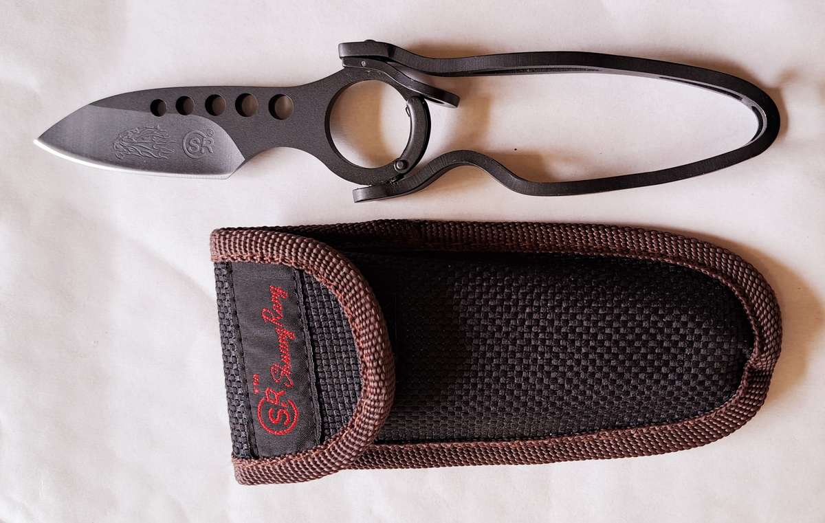 COLUMBIA U.S.A. SABER SR. ** KNIFE  & SHEATH **