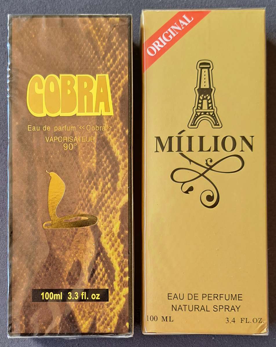 **COBRA & MILLION** NATURAL SPRAY ** 2×100ML** SEALED** NEW**